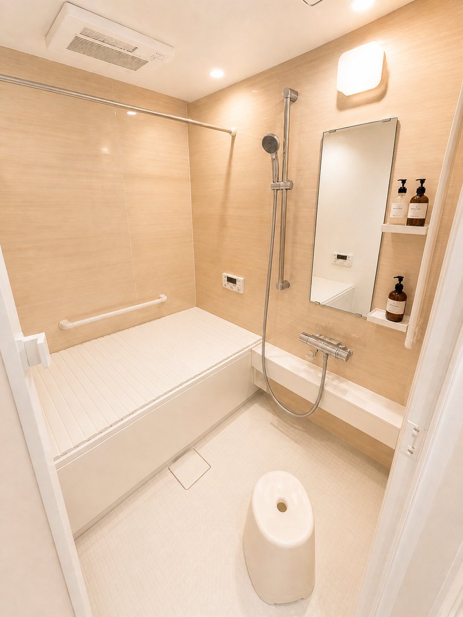 Imagen principal de e-commerce - Escenografía de baños estilo hotel para bienes raíces - Image 1