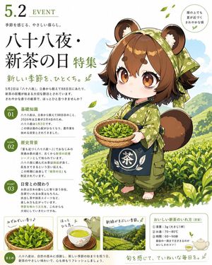 Hachijuhachiya New Tea Day Poster