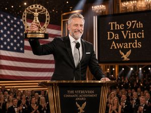 Da Vinci Awards Trophy Acceptance