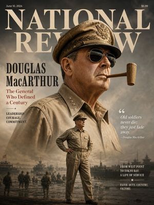 Layered MacArthur Magazine Cover