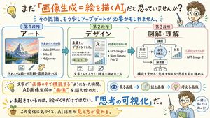 Japanese AI Image Evolution Infographic