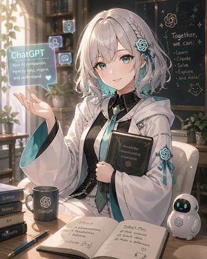 Anime ChatGPT Companion in Study