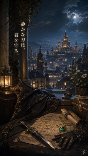 Moonlit Guardian Balcony