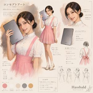 Japanese Tablet Brand Concept Sheet