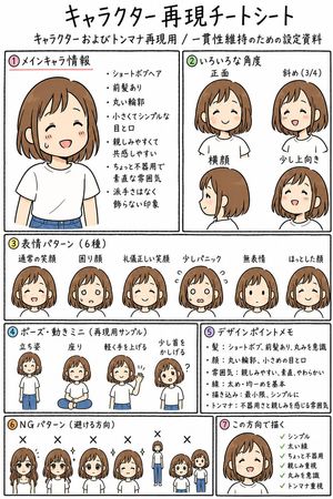 Anime Character Reproduction Cheat Sheet