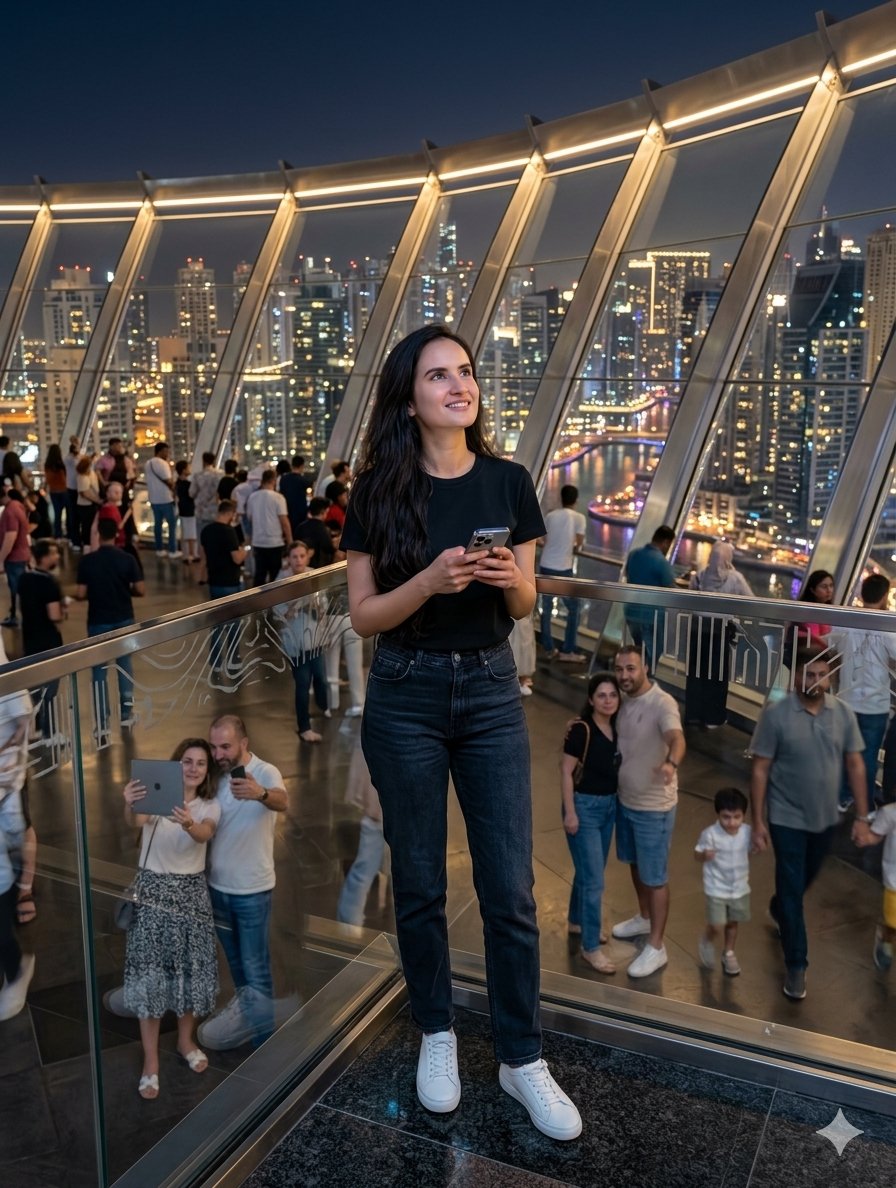 Sample output image for Modern Observation Deck Skyline Portrait