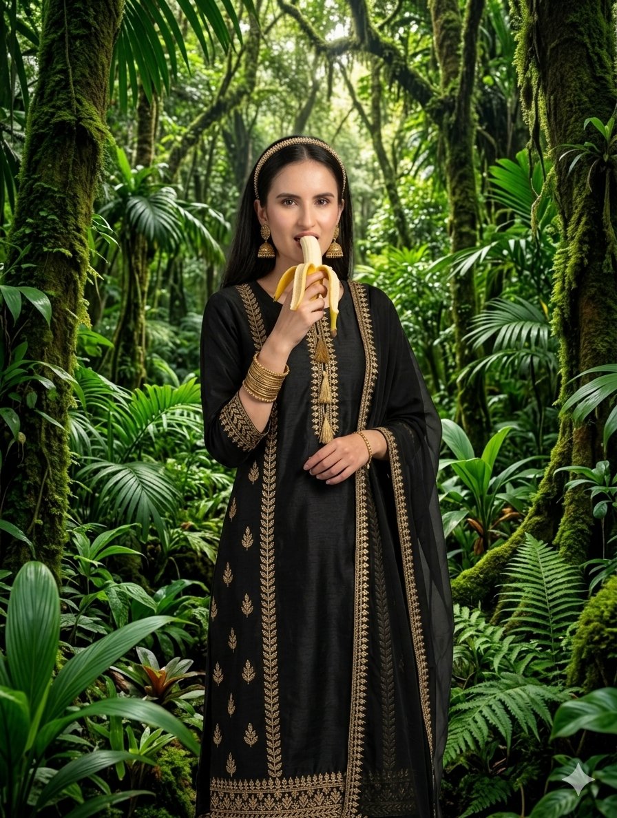 Sample output image for Traditional Jungle Portrait
