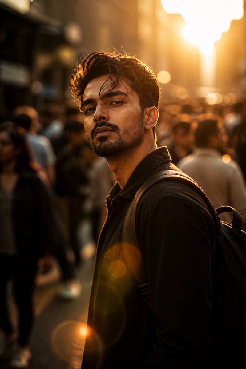 Sample output image for Cinematic Urban Portrait