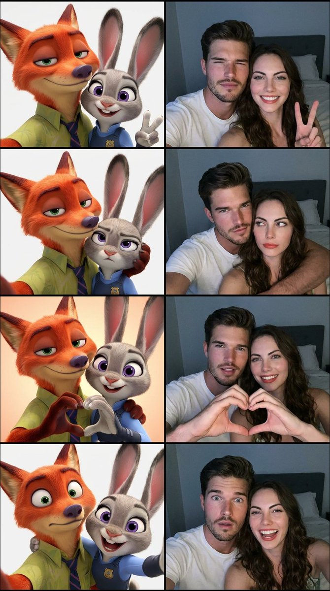 Sample output image for Animated Photobooth Grid