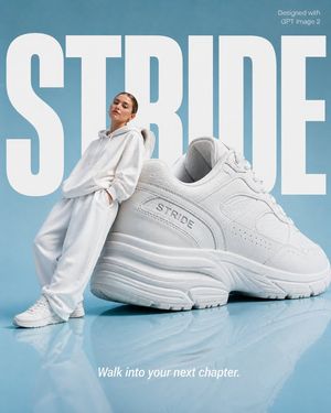 High-End Fashion 'Stride' Poster