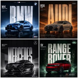 Cinematic Automotive Billboard Template