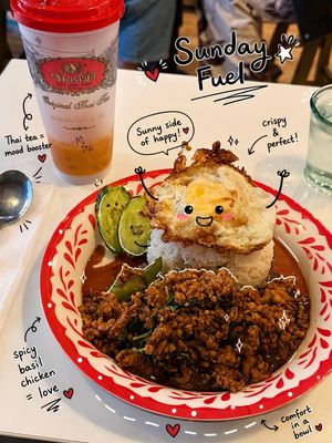 Kawaii Doodle Food Photography