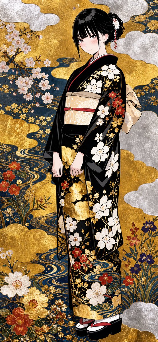 Rimpa Style Decorative Art example 4