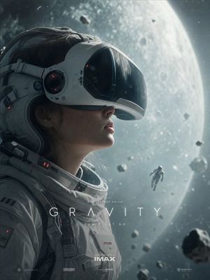 Gravity-Style Space Movie Poster