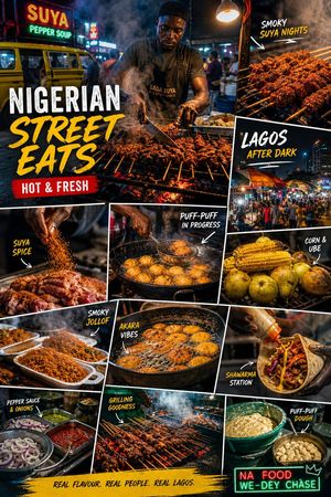 Nigerian Street Eats Collage