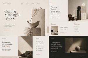 Minimal Interior Studio Website