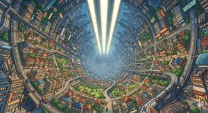 Enclosed O'Neill Cylinder City