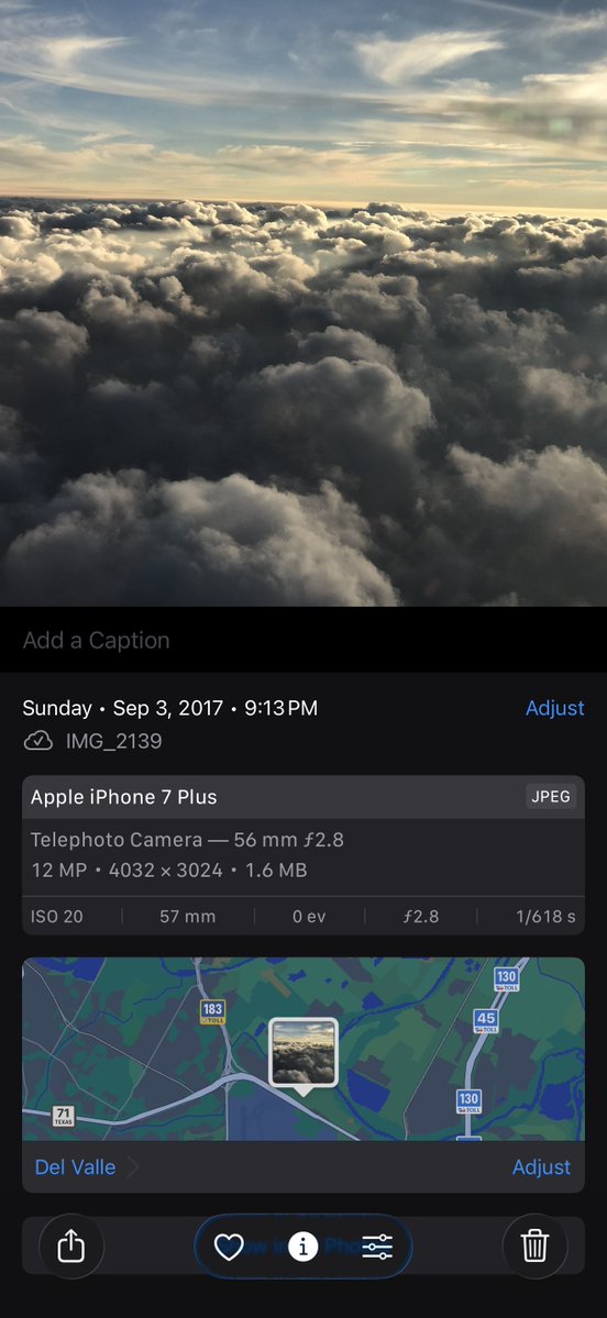 Synthetic iPhone Photos Metadata Screenshot reference image 1