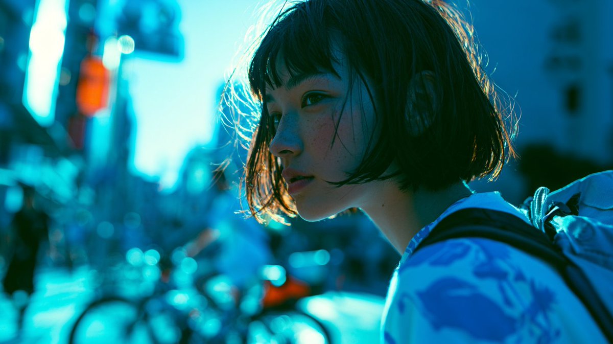 Cinematic Urban Street Portrait example 2