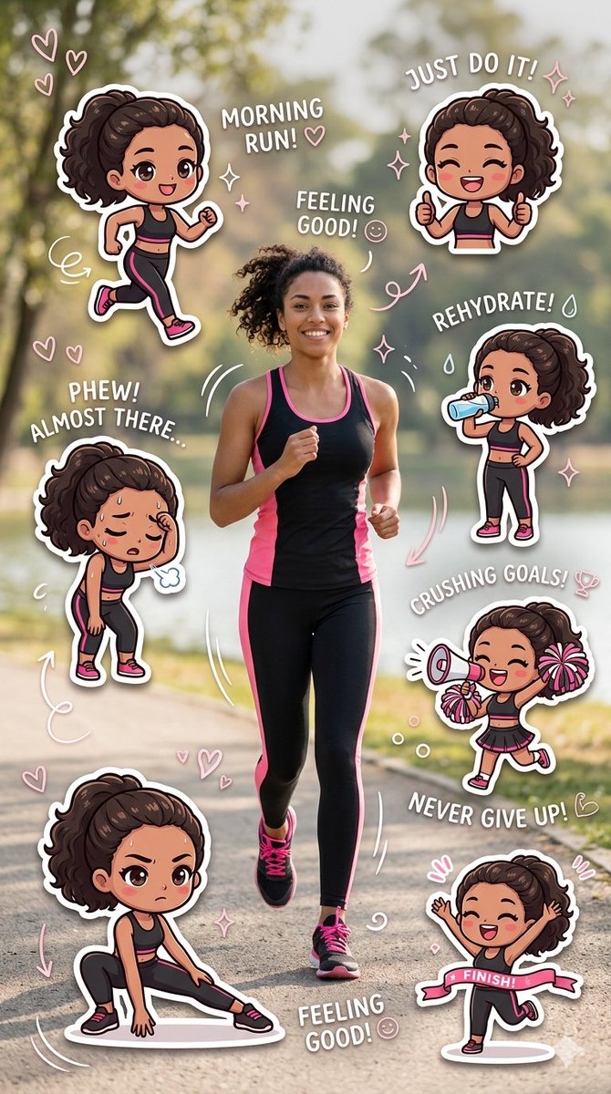 Fitness Journey Digital Collage