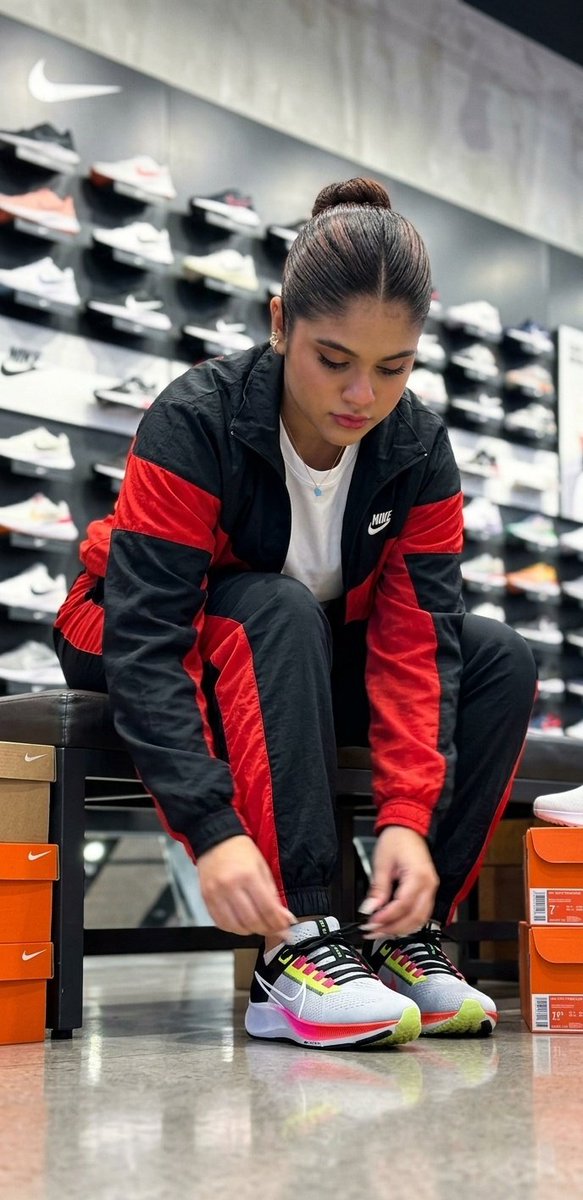 Sample output image for Candid Sneaker Shopping Moment