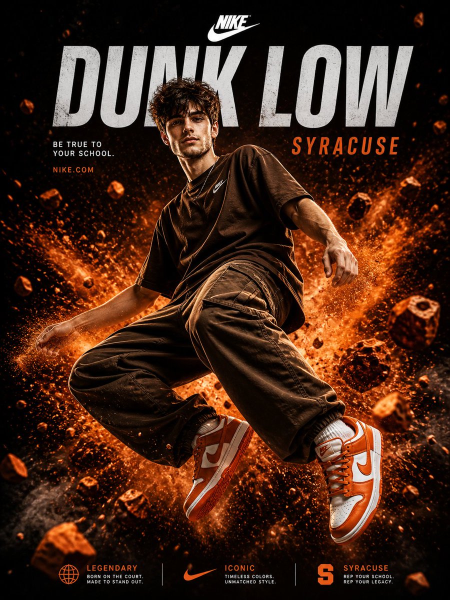 Nike Dunk Low Commercial Poster