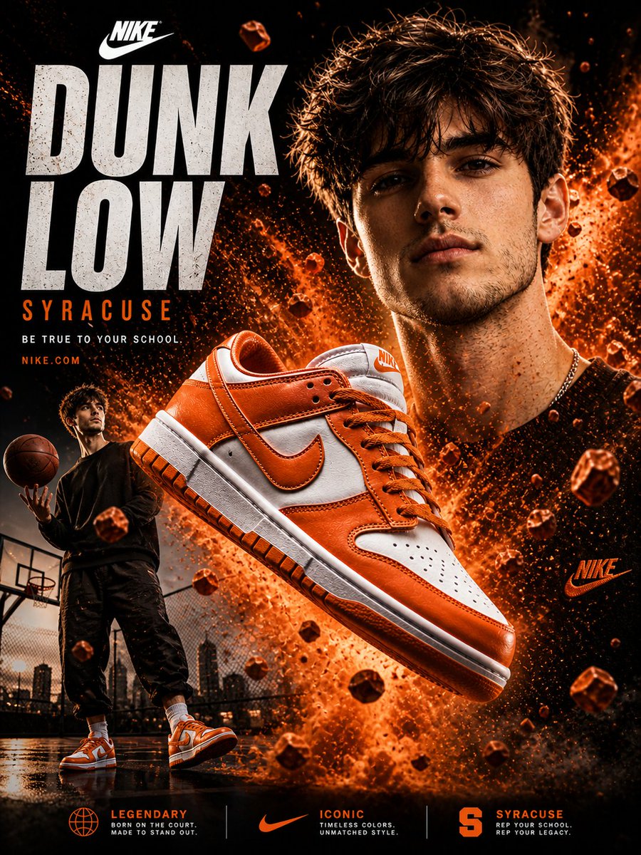 Nike Dunk Low Commercial Poster example 2