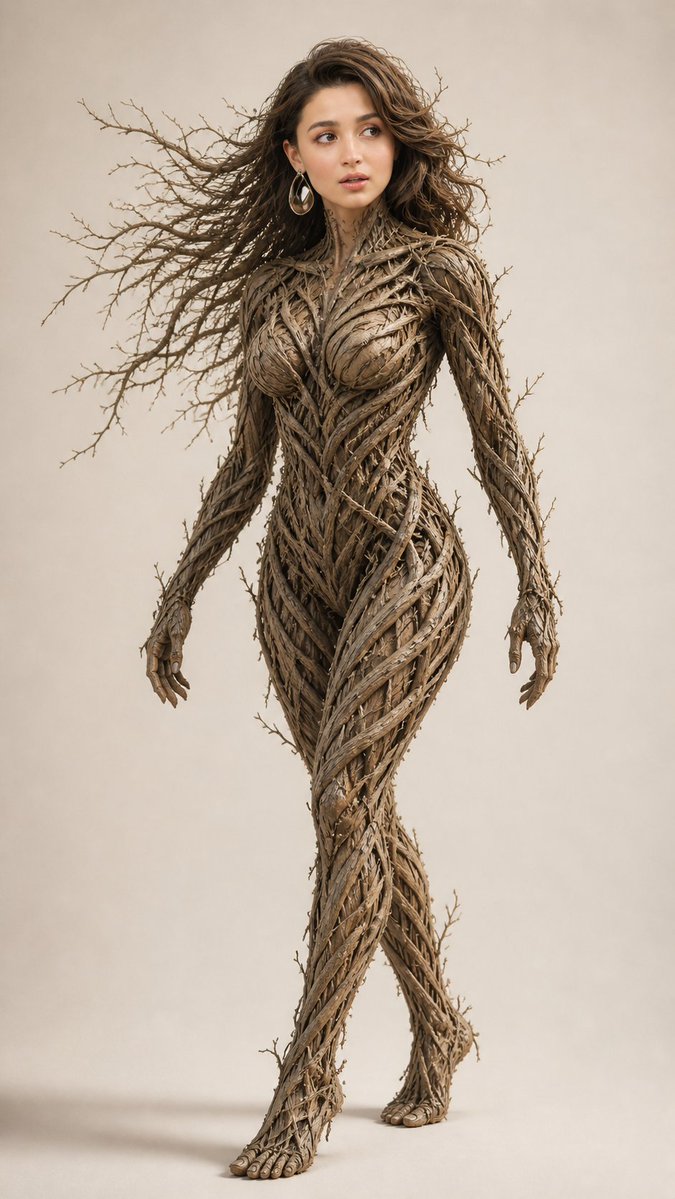 Dry Branch Sculpture Portrait example 4