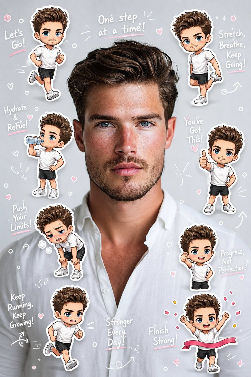 Publicación en redes sociales - Diario de stickers con clones chibi - Image 2
