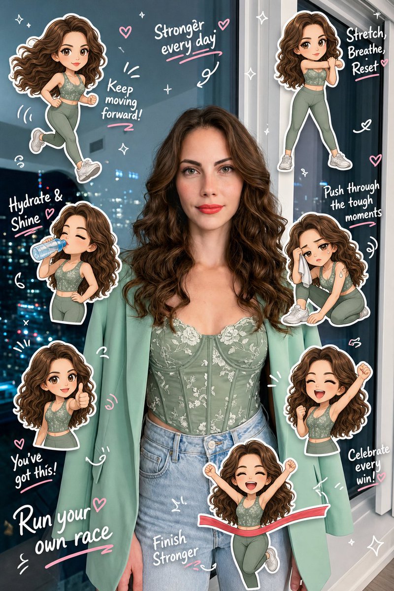 Publicación en redes sociales - Diario de stickers con clones chibi - Image 1