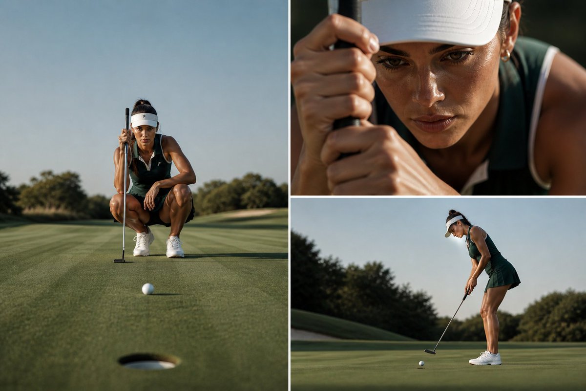 Marketing de producto - Collage editorial de golf de lujo - Image 1