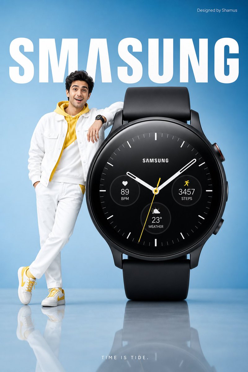 Imagen principal de e-commerce - Anuncio comercial de reloj inteligente minimalista - Image 1