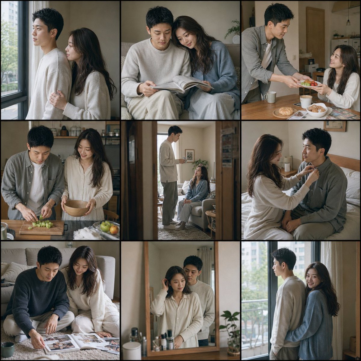Publicación en redes sociales - Retratos de pareja en casa estilo Fujifilm - Image 1