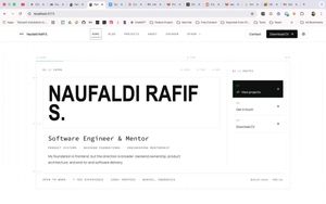 Minimal Developer Portfolio Homepage