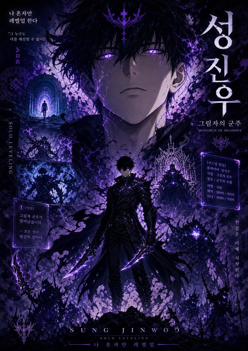 Shadow Monarch Manhwa Cover
