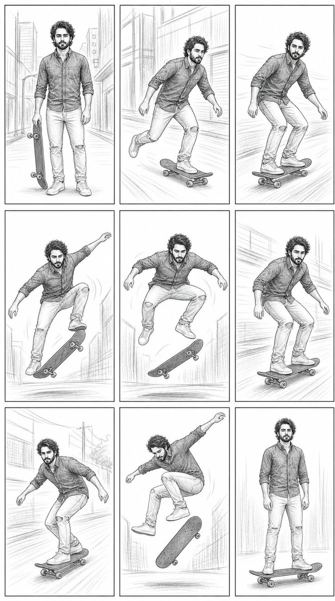 Urban Skateboarder Cinematic Sequence
