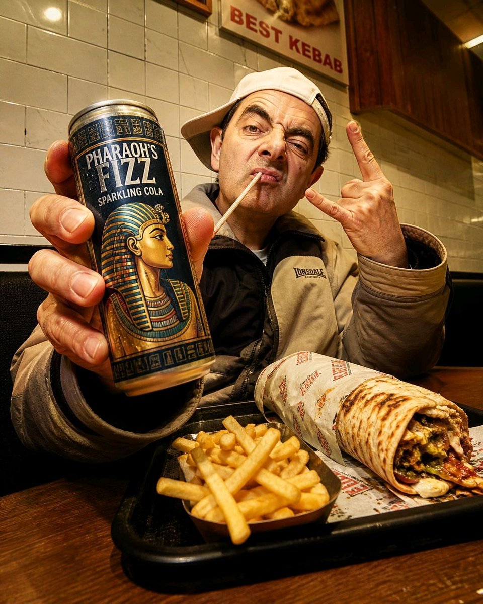 Sample output image for Diner Booth Editorial Soda Can Portrait