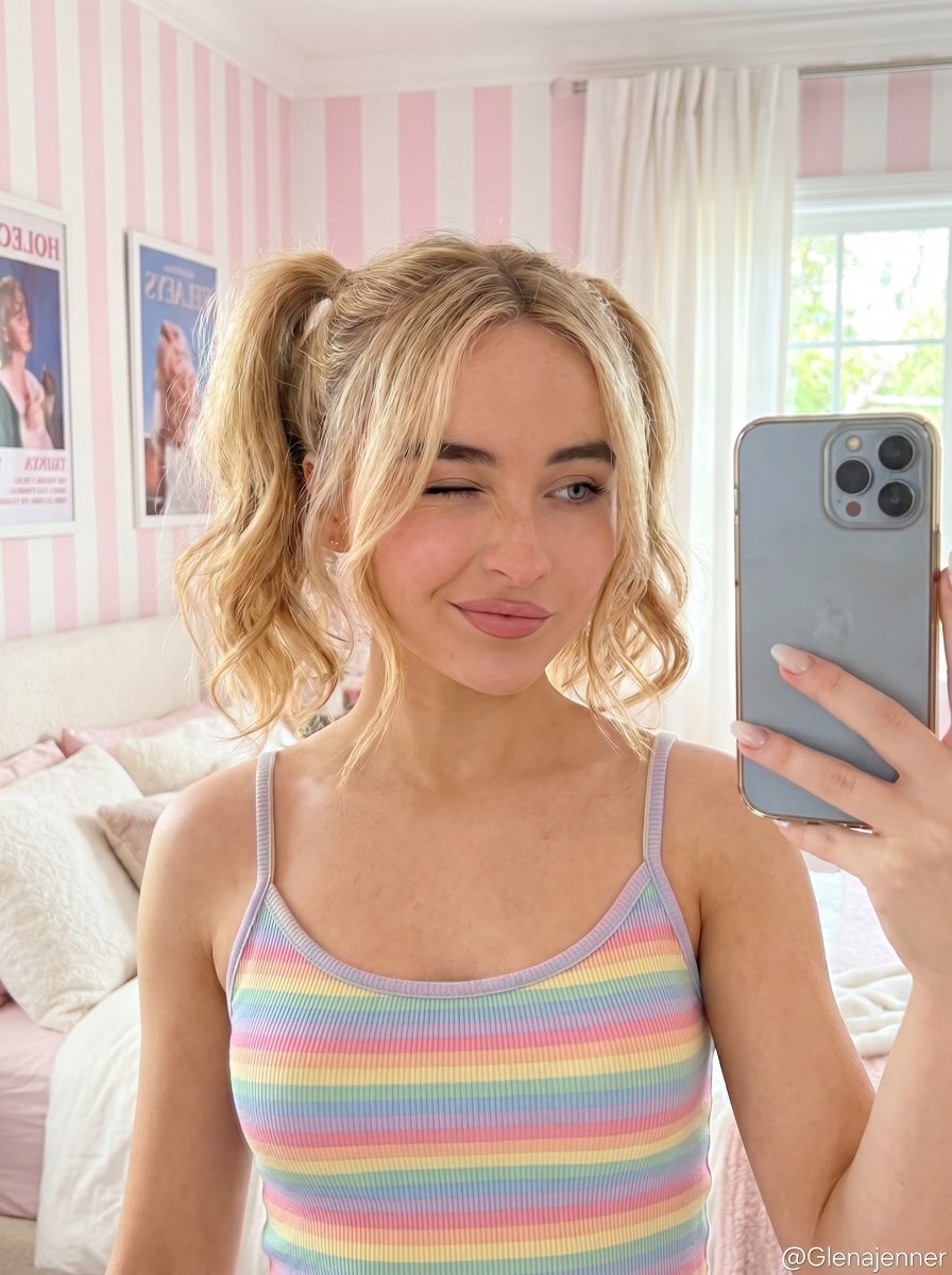 Sample output image for Soft Girl Selfie Portrait