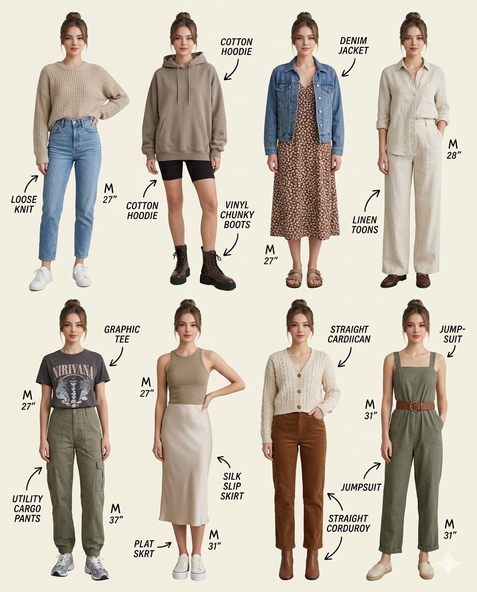 Sample output image for Fashion Editorial Casual Collage