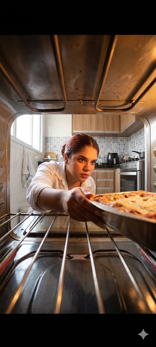Sample output image for Interior Oven View Cooking Scene