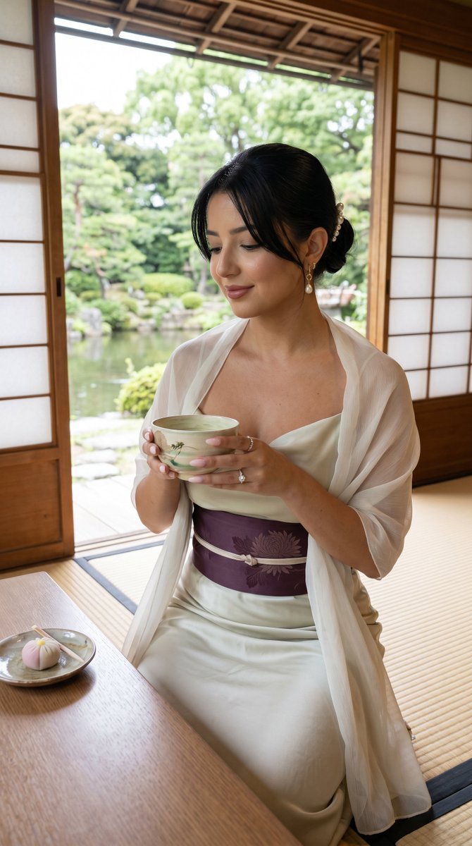 Sample output image for Japanese Garden Luxury Portrait