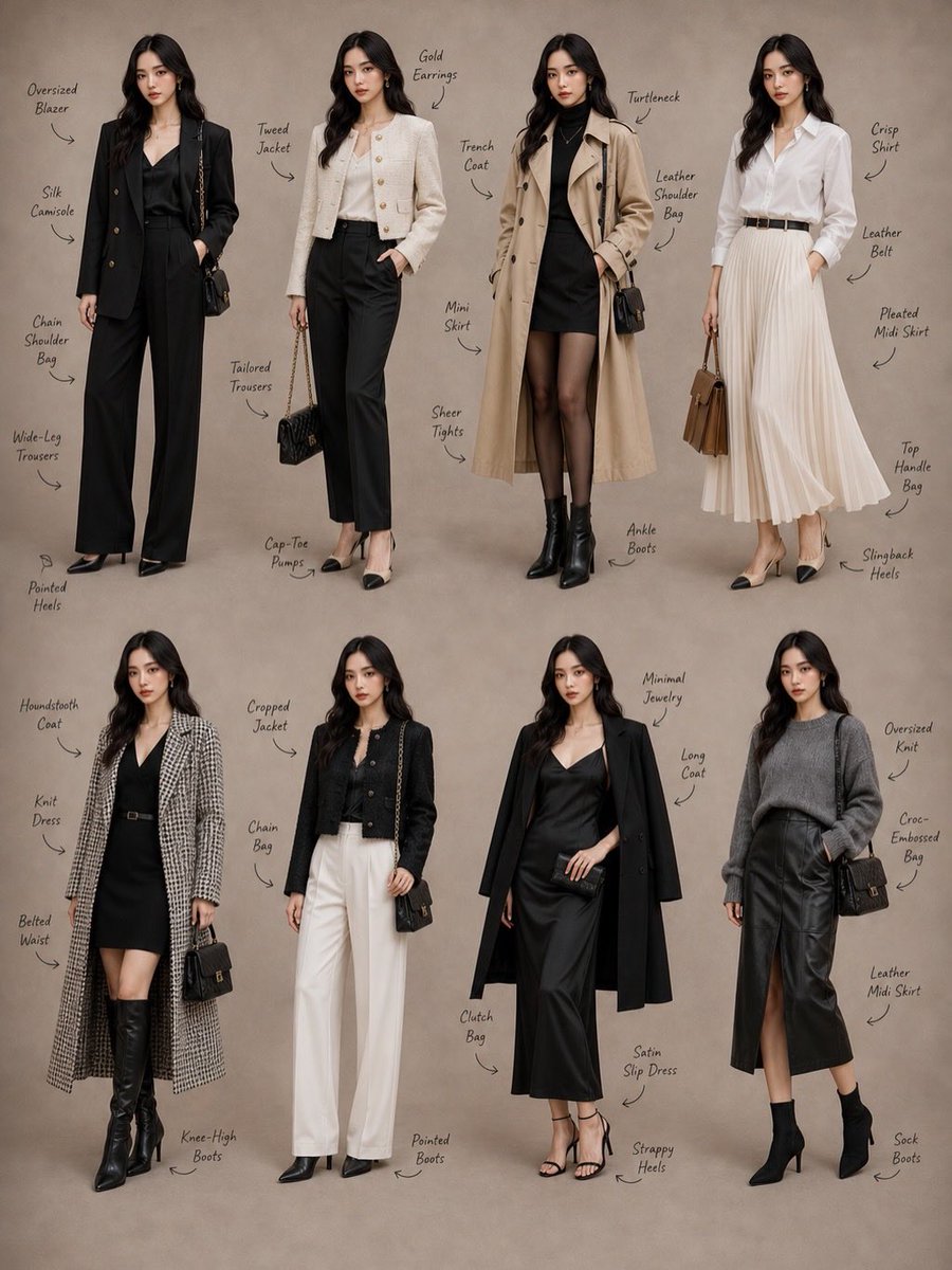 Minimalist Fashion Lookbook Collage example 2