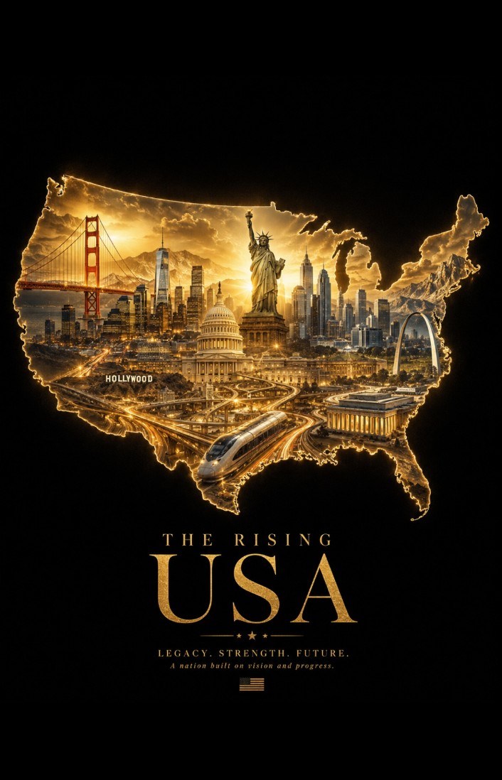 Geographic Silhouette Poster