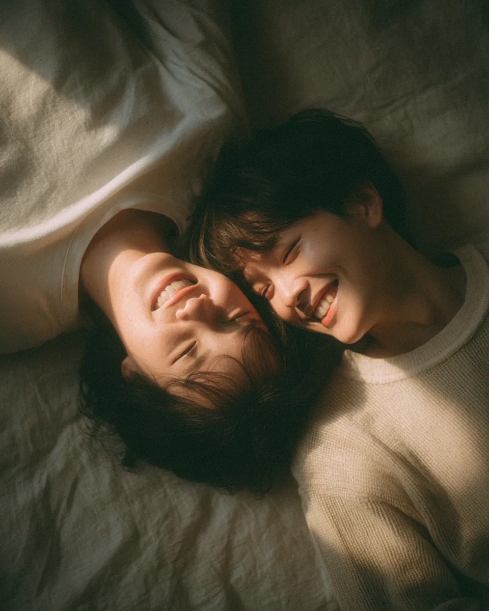 Japanese Cinematic Couple Portrait example 2