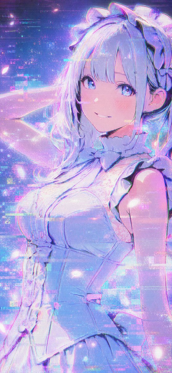 Ethereal Glitch Art Illustration example 2