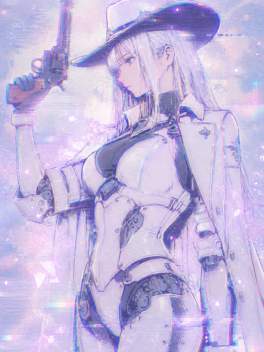 Ethereal Glitch Art Illustration example 4