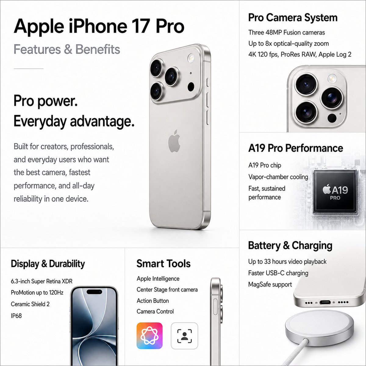 Apple iPhone Pro 特性项目