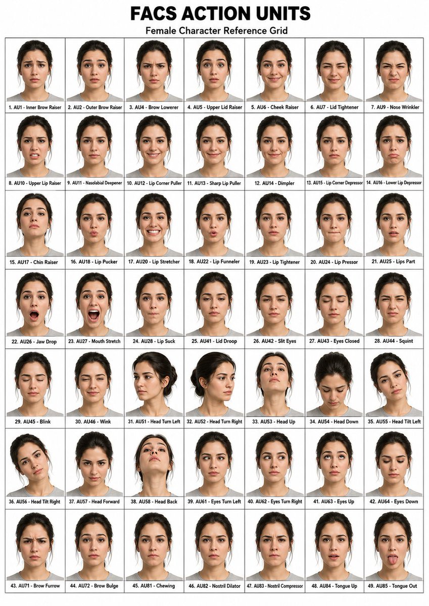 FACS Expression Reference Grid