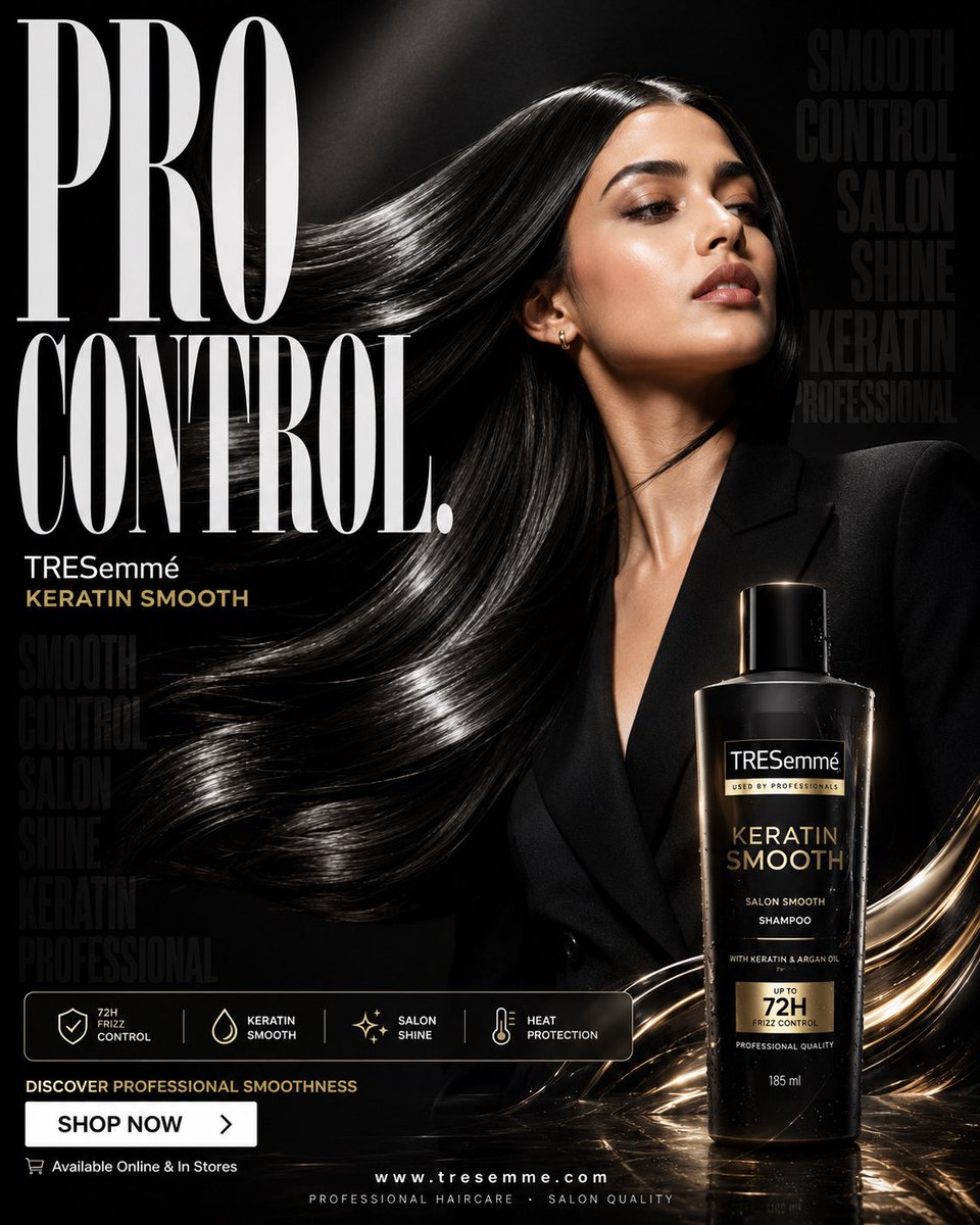 Luxury Keratin Shampoo Ad