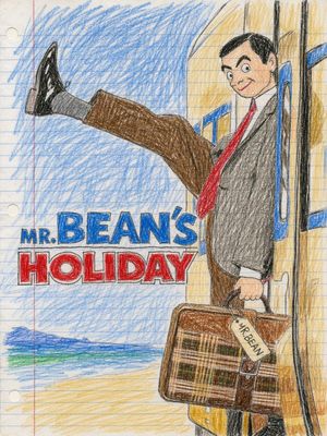 儿童蜡笔画风格 Mr Bean Holiday 海报